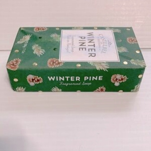 CASTELBEL Limited Edition Winter Pine Fragrance Bath Bar and Washcloth Gift Set - Picture 15 of 16